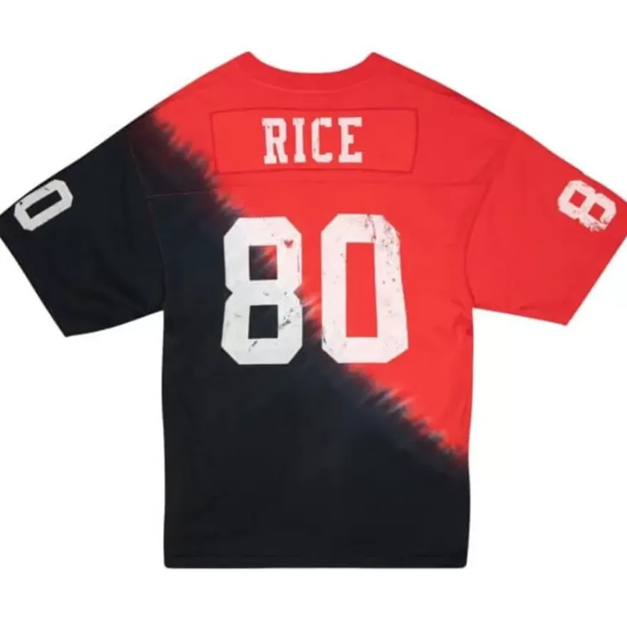 Mitchell & Ness T-Shirts & Tops-Name & Number Ss Tie Dye Top San Francisco 49Ers Jerry Rice