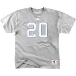 Mitchell & Ness T-Shirts & Tops-Name & Number Tee Detroit Lions Barry Sanders