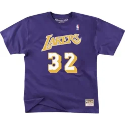 Mitchell & Ness T-Shirts & Tops-Name & Number Tee Los Angeles Lakers 1984 Magic Johnson