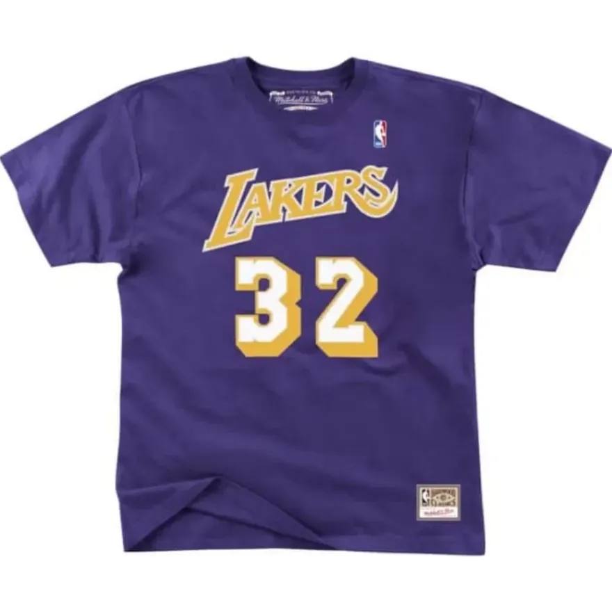 Mitchell & Ness T-Shirts & Tops-Name & Number Tee Los Angeles Lakers 1984 Magic Johnson