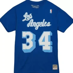 Mitchell & Ness T-Shirts & Tops-Name & Number Tee Los Angeles Lakers 1996-97 Shaquille O'Neal