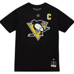 Mitchell & Ness T-Shirts & Tops-Name & Number Tee Pittsburgh Penguins Mario Lemieux