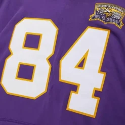 Mitchell & Ness Hoodies & Sweatshirts-Name And Number Fleece Hoodie Minnesota Vikings 2000 Randy Moss