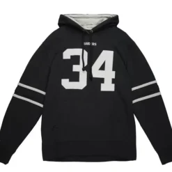 Mitchell & Ness Hoodies & Sweatshirts-Name And Number Fleece Hoodie Los Angeles Raiders 1988 Bo Jackson