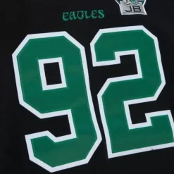 Mitchell & Ness Hoodies & Sweatshirts-Name And Number Fleece Hoodie Philadelphia Eagles 1990 Reggie White