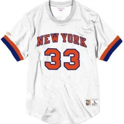 Mitchell & Ness T-Shirts & Tops-Name And Number Mesh Top New York Knicks 1996-97 Patrick Ewing