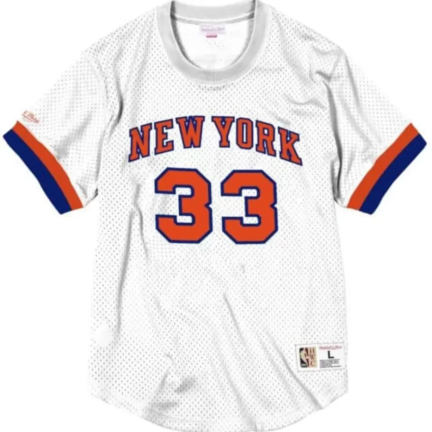 Mitchell & Ness T-Shirts & Tops-Name And Number Mesh Top New York Knicks 1996-97 Patrick Ewing