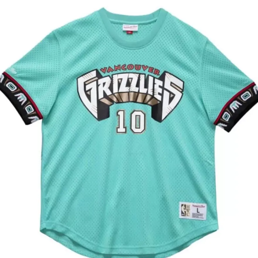 Mitchell & Ness T-Shirts & Tops-Name And Number Mesh Top Vancouver Grizzlies 1998-99 Mike Bibby