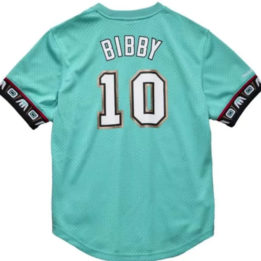 Mitchell & Ness T-Shirts & Tops-Name And Number Mesh Top Vancouver Grizzlies 1998-99 Mike Bibby