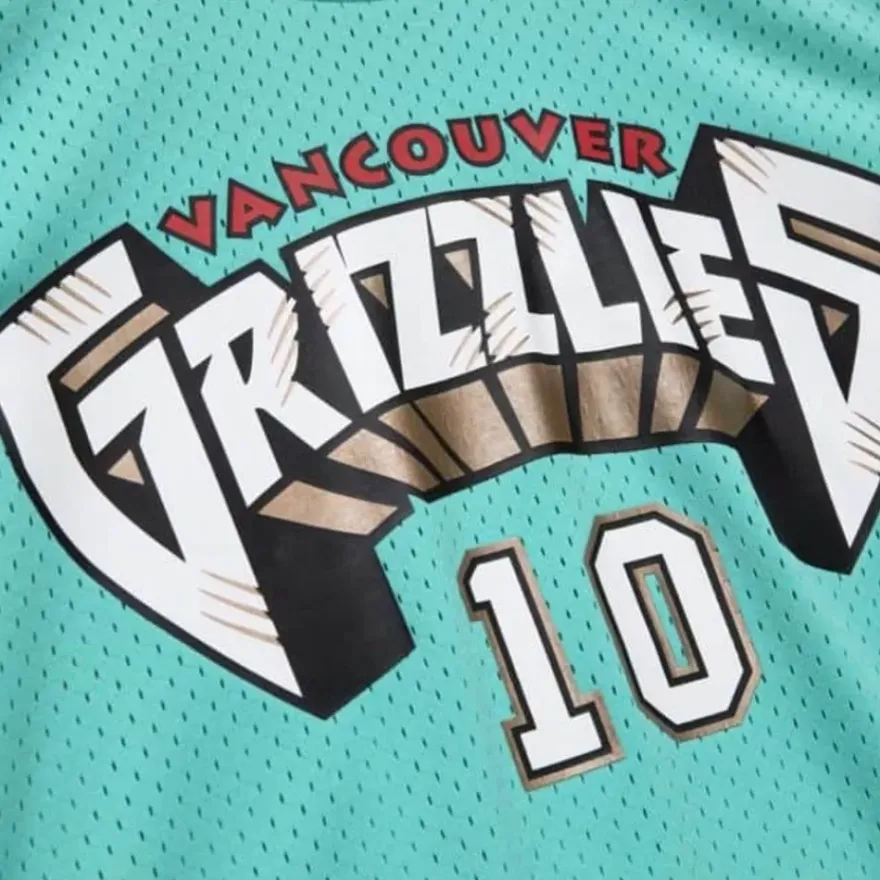 Mitchell & Ness T-Shirts & Tops-Name And Number Mesh Top Vancouver Grizzlies 1998-99 Mike Bibby