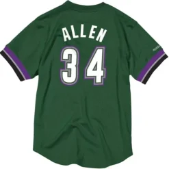 Mitchell & Ness T-Shirts & Tops-Name And Number Mesh Top Milwaukee Bucks 1996-97 Ray Allen