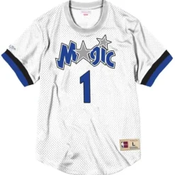 Mitchell & Ness T-Shirts & Tops-Name And Number Mesh Top Orlando Magic 2004-05 Tracy Mcgrady