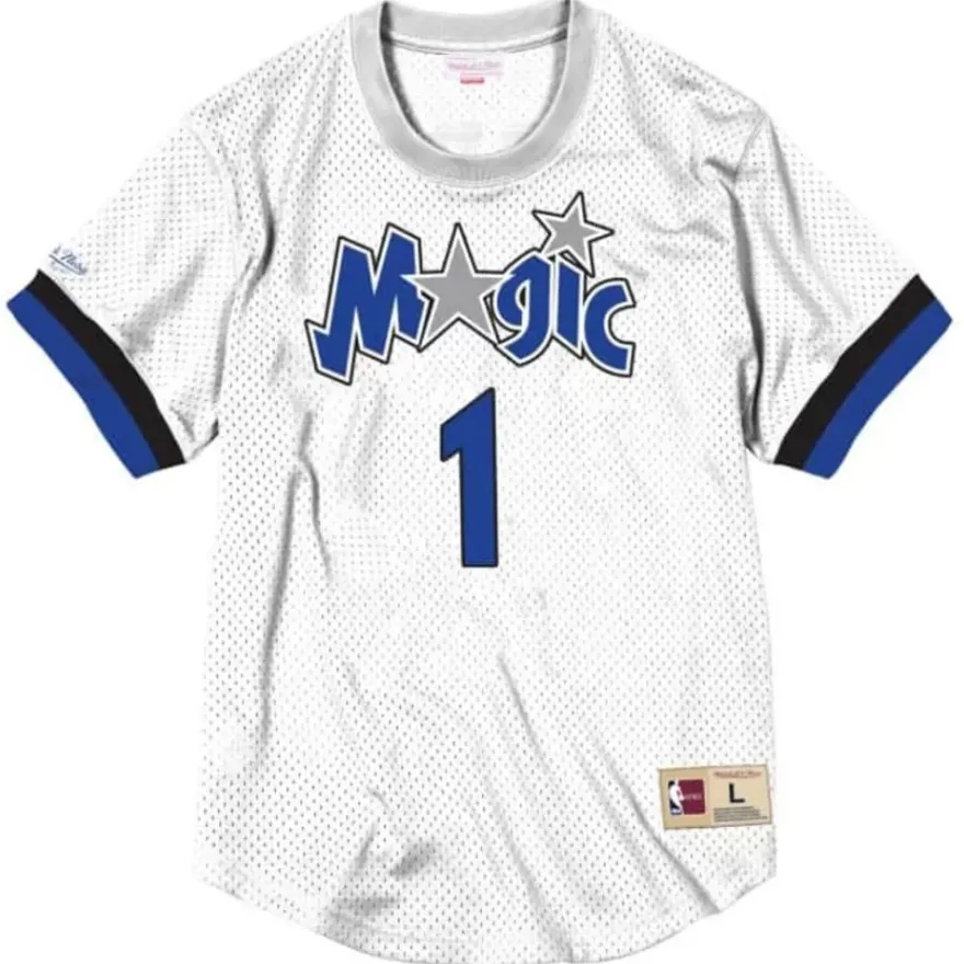 Mitchell & Ness T-Shirts & Tops-Name And Number Mesh Top Orlando Magic 2004-05 Tracy Mcgrady