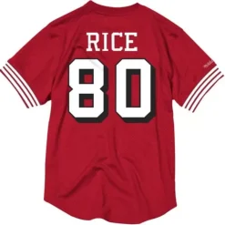 Mitchell & Ness T-Shirts & Tops-Name And Number Mesh Top San Francisco 49Ers 1994 Jerry Rice