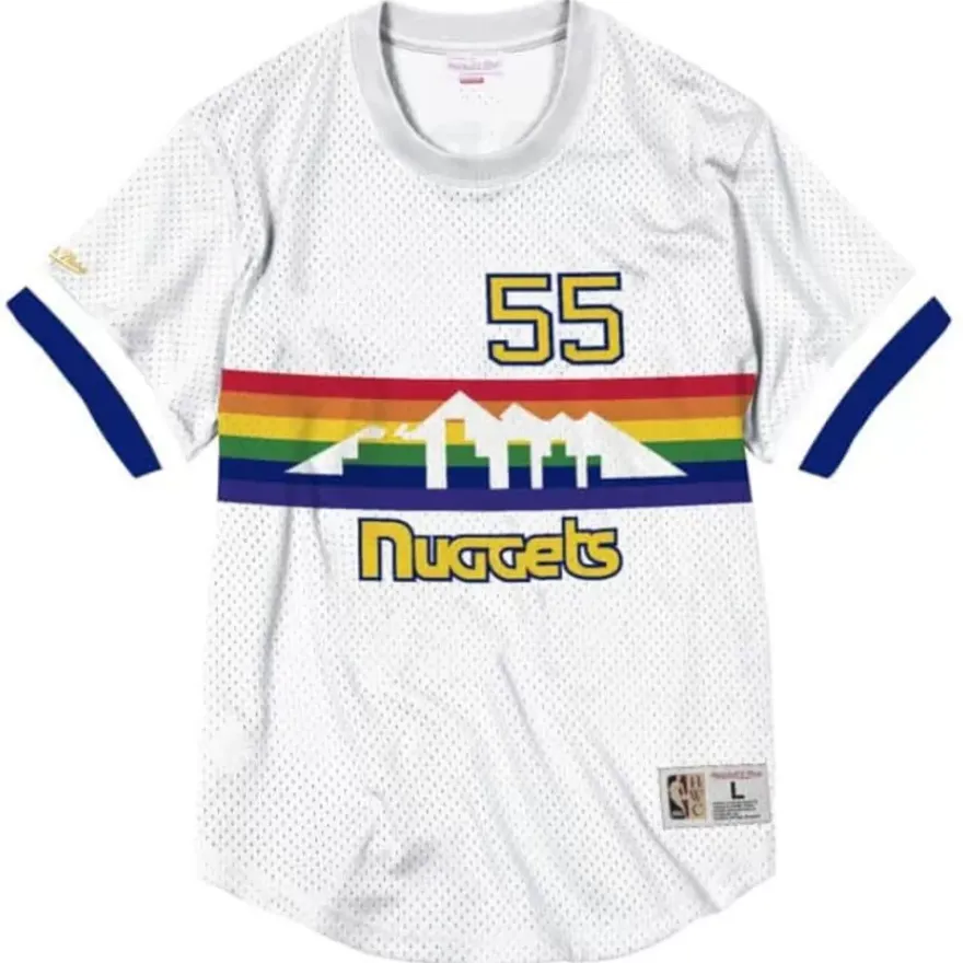 Mitchell & Ness T-Shirts & Tops-Name And Number Mesh Top Denver Nuggets 1992-93 Dikembe Mutombo