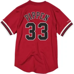 Mitchell & Ness T-Shirts & Tops-Name And Number Mesh Top Chicago Bulls Scottie Pippen