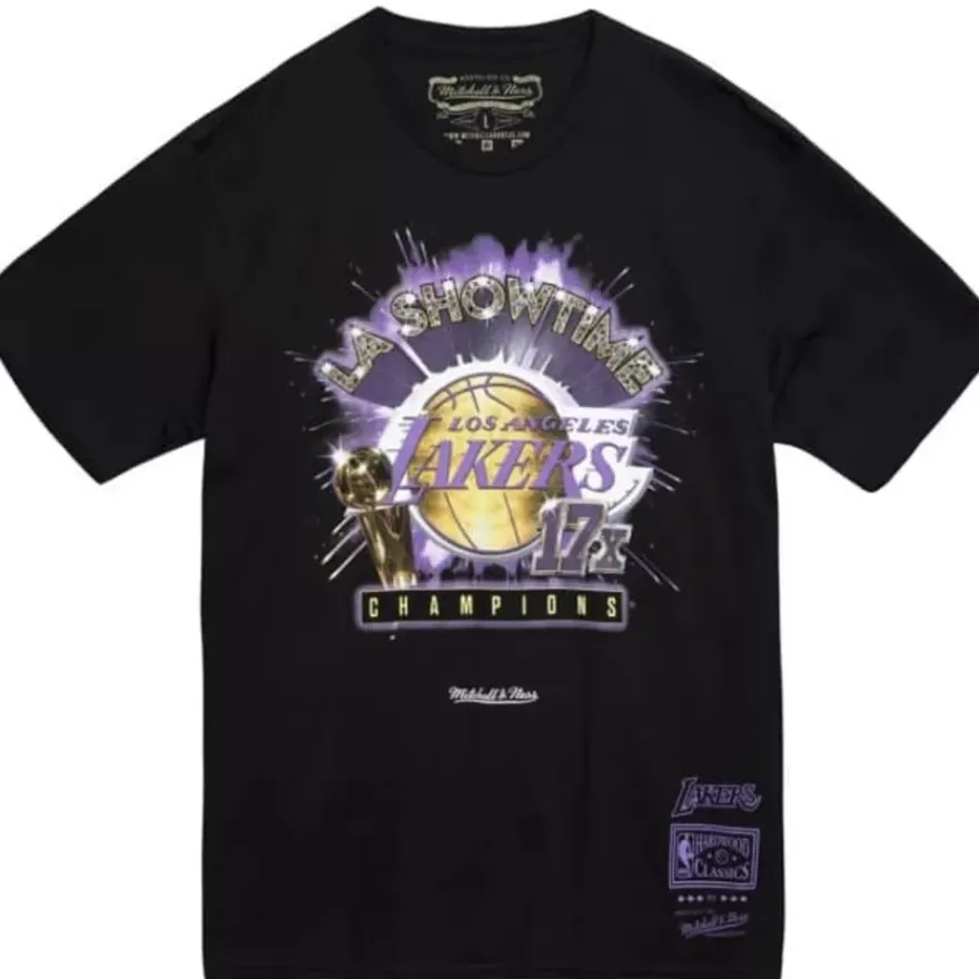 Mitchell & Ness T-Shirts & Tops-Nba Showtime 17X Tee Los Angeles Lakers