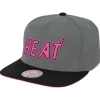 Mitchell & Ness Snapback-Neon Lights Snapback Hwc Miami Heat