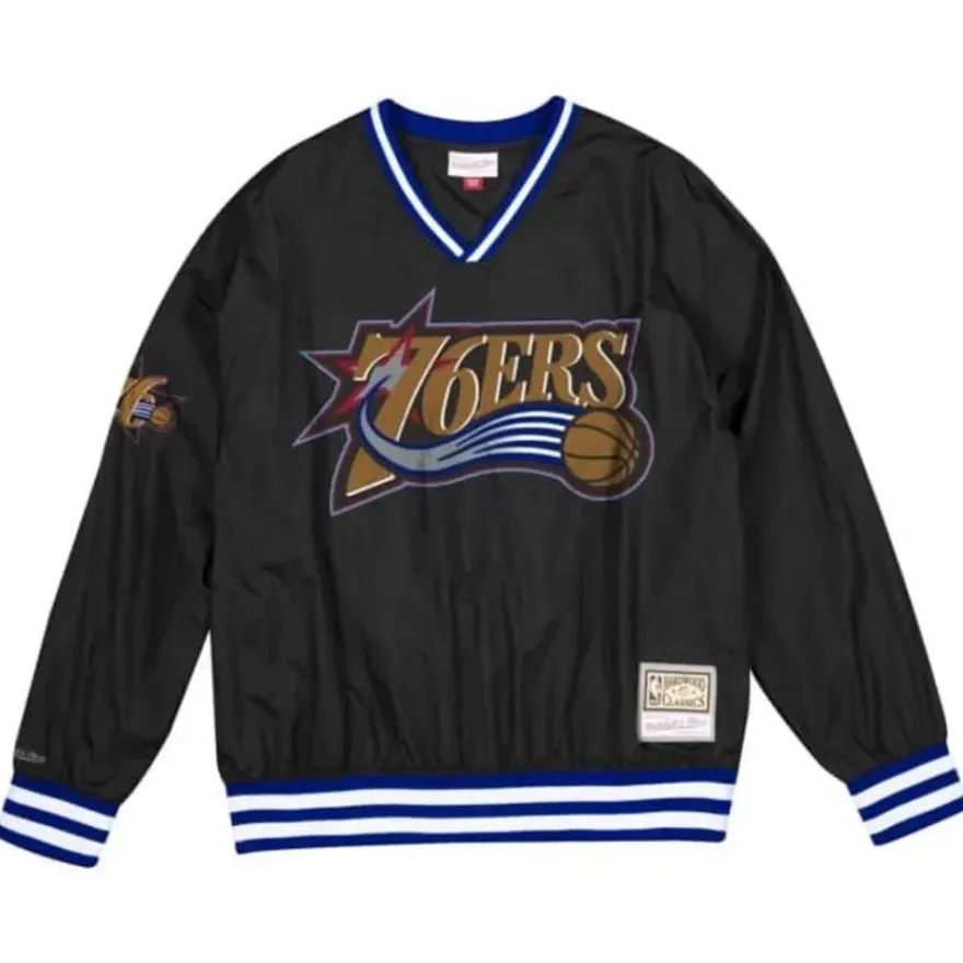 Mitchell & Ness T-Shirts & Tops-Neon World Pullover Philadelphia 76Ers