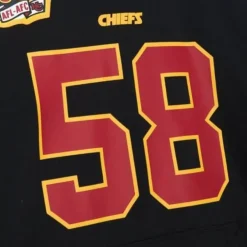 Mitchell & Ness Hoodies & Sweatshirts-N&N Fashion Fleece Hoodie Kansas City Chiefs 1994 Derrick Thomas