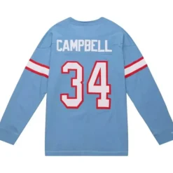 Mitchell & Ness T-Shirts & Tops-N&N Longsleeve Tee Houston Oilers 1980 Earl Campbell