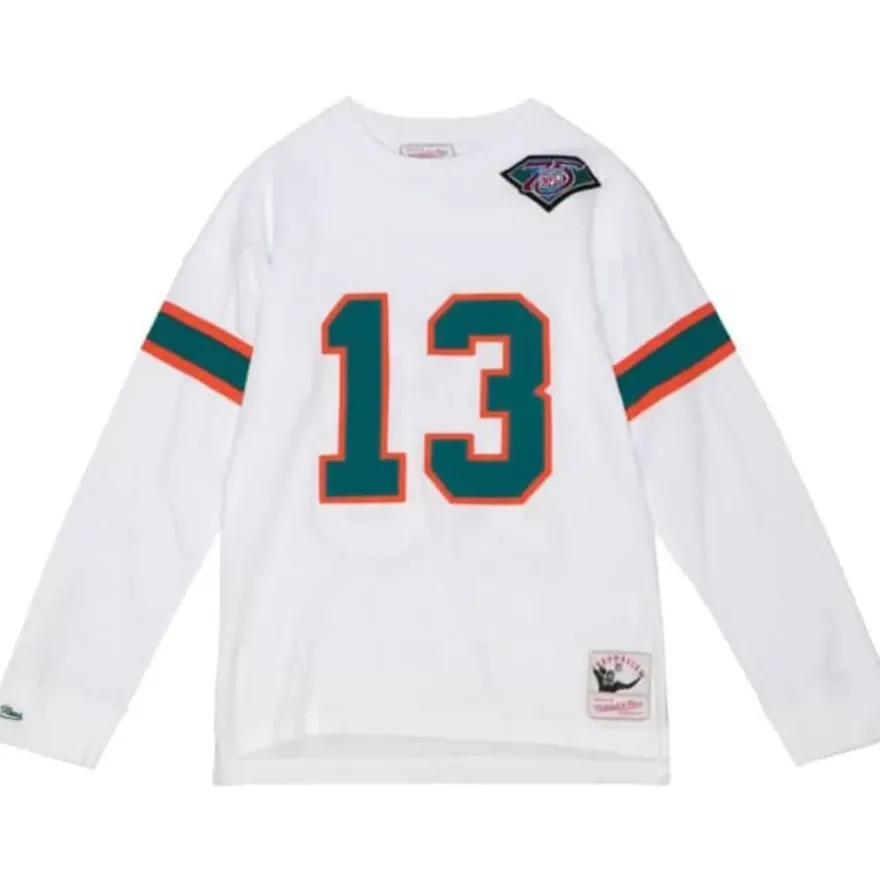 Mitchell & Ness T-Shirts & Tops-N&N Longsleeve Tee Miami Dolphins 1994 Dan Marino