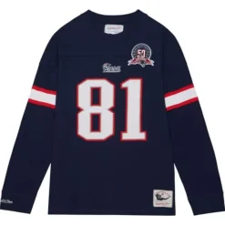 Mitchell & Ness T-Shirts & Tops-N&N Longsleeve Tee New England Patriots 2009 Randy Moss
