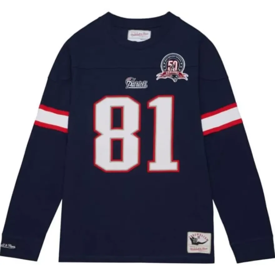 Mitchell & Ness T-Shirts & Tops-N&N Longsleeve Tee New England Patriots 2009 Randy Moss