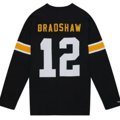 Mitchell & Ness T-Shirts & Tops-N&N Longsleeve Tee Pittsburgh Steelers 1976 Terry Bradshaw