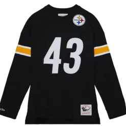 Mitchell & Ness T-Shirts & Tops-N&N Longsleeve Tee Pittsburgh Steelers 2005 Troy Polamalu