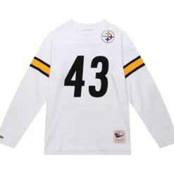 Mitchell & Ness T-Shirts & Tops-N&N Longsleeve Tee Pittsburgh Steelers 2006 Troy Polamalu