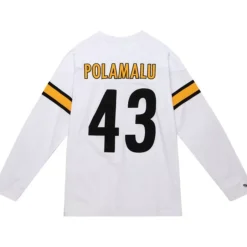 Mitchell & Ness T-Shirts & Tops-N&N Longsleeve Tee Pittsburgh Steelers 2006 Troy Polamalu