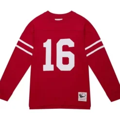 Mitchell & Ness T-Shirts & Tops-N&N Longsleeve Tee San Francisco 49Ers 1989 Joe Montana