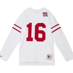Mitchell & Ness T-Shirts & Tops-N&N Longsleeve Tee San Francisco 49Ers 1990 Joe Montana