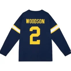Mitchell & Ness T-Shirts & Tops-N&N Longsleeve Tee University Of Michigan 1997 Charles Woodson