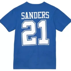Mitchell & Ness T-Shirts & Tops-N&N Royal Dallas Cowboys Deion Sanders