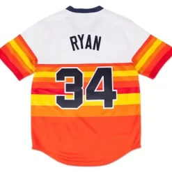 Mitchell & Ness Mlb Authentic-Nolan Ryan 1980 Authentic Jersey Houston Astros