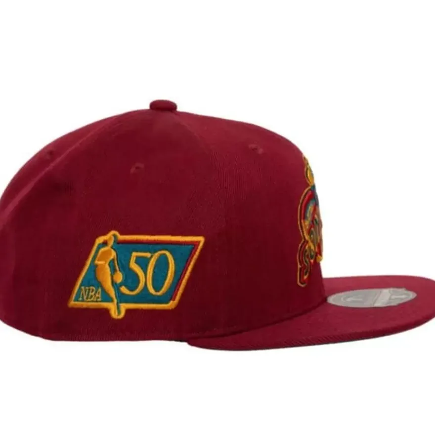 Mitchell & Ness Fitted-Northern Lights Fitted Hwc Seattle Supersonics