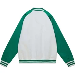Mitchell & Ness Jackets & Outerwear-Ny Jets Sack Exchange Lightweight Satin Jacket New York Jets