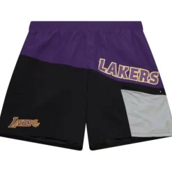 Mitchell & Ness Shorts-Nylon Utility Shorts Los Angeles Lakers
