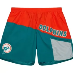 Mitchell & Ness Shorts-Nylon Utility Shorts Miami Dolphins