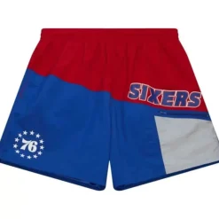 Mitchell & Ness Shorts-Nylon Utility Shorts Philadelphia 76Ers