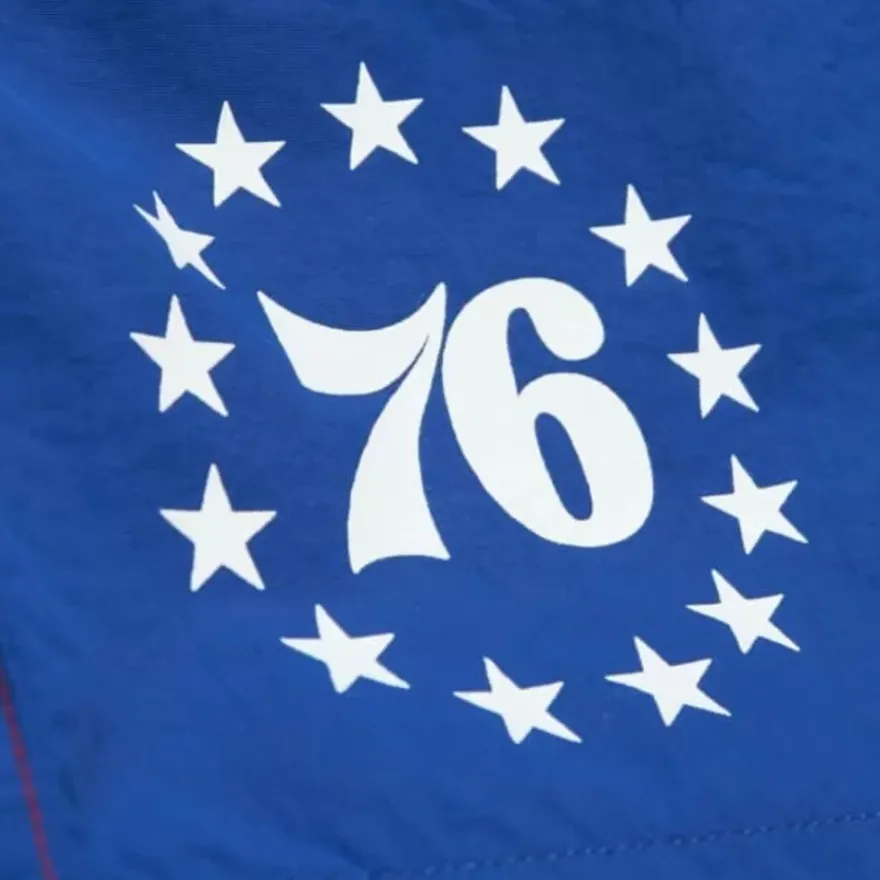 Mitchell & Ness Shorts-Nylon Utility Shorts Philadelphia 76Ers