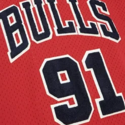 Mitchell & Ness Nba Swingman-Off Court Chenille Swingman Dennis Rodman Chicago Bulls 1997-98 Jersey