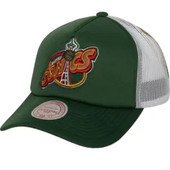 Mitchell & Ness Snapback-Off The Backboard Trucker Snapback Hwc Seattle Supersonics