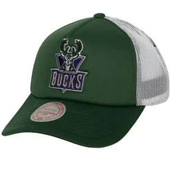 Mitchell & Ness Snapback-Off The Backboard Trucker Snapback Hwc Milwaukee Bucks