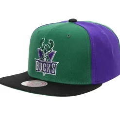 Mitchell & Ness Snapback-On The Block Snapback Hwc Milwaukee Bucks