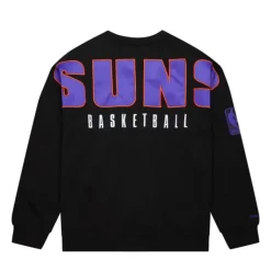 Mitchell & Ness Hoodies & Sweatshirts-Oversized Logo Fleece Crew Phoenix Suns
