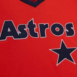 Mitchell & Ness Big Kids-Overtime Win V-Neck Houston Astros