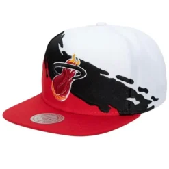 Mitchell & Ness Snapback-Paintbrush Snapback Hwc Miami Heat